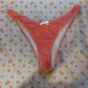 Gingham bikini bottoms